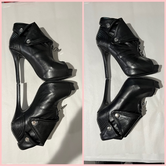 🔥Alexander McQueen 6 Stilettos moto jacket style shoes! Preloved by me🔥 - Picture 14 of 16